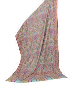 Nadyne Kalamkaari Shawl -  Multicolor